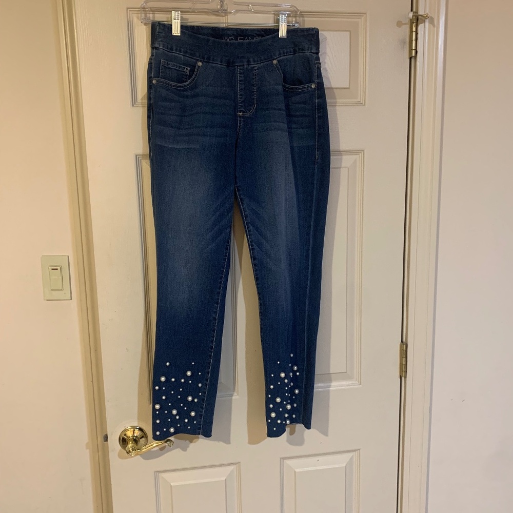 Jag Jeans 5 pkt Embellished Pull On Jeans sz 6/28